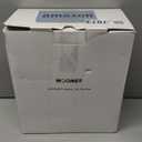 WOOMER Heated Blanket Twin Size 62" x 84", Electric Blanket with 0.5-12 Hours Timer & 10 Heating Levels, ETL Certified, Teal Velvet & White Sherpa, Over-Heat Protect, Machine Washable