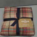 Eddie Bauer - Flannel Sheets Queen Size, Anti-Pilling & Wrinkle Resistant Cotton, Touchably Soft for All-Season Comfort - Bed Sheets with Matching Pillowcases & Fitted Sheet (Montlake Plaid Red)