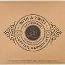 Santa Barbara Design Studio Gift Set Drinking Essentials SIPS Drinkware Kraft Cardboard Book Gift Box, 3-Pieces, Cocktail Garnish Kit