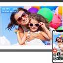 ARZOPA Digital Picture Frame 15.6" Large WiFi Digital Electronic Photo Frame with 32GB Storage, 1920x1080 FHD Touch Screen, Auto-Rotate, Share Photos or Videos Instantly via Frameo