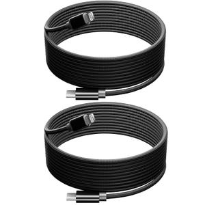 for USB C to Lightning Cable 20FT/6M 2 Pack MFi Certified 27W PD Fast Charging Braided Extra Long iPhone Charger Cord Compatible with iPhone 14/13/12/11 Pro Max/XS MAX/XR/SE/8/ipad/7/6 Plus