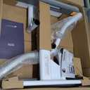 KMINA - Toilet Safety Rails for Seniors (330 lbs), Frame with Arms, Adjustable Height and Width, Grab Bars