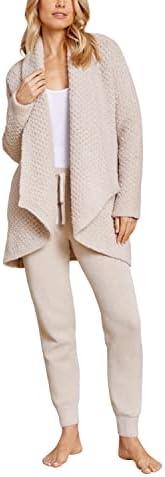 Barefoot Dreams CozyChic Ultra Lite Long Cardi, Sweater, Travel, Long Sweater , Size XS