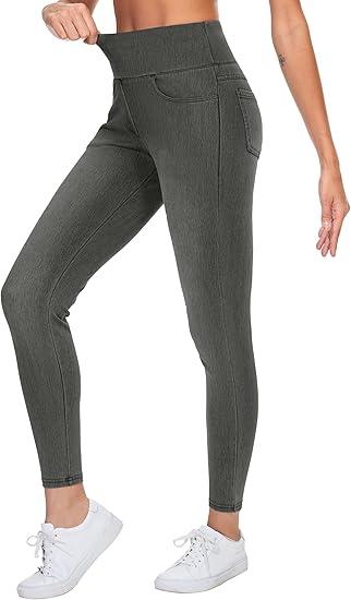 The Gym People Women's Jeggings Size 23 Ripped Left Leg