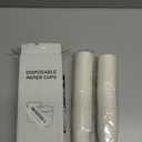100 Paper Cups, Disposable Paper Cups, Mouthwash Cups, Paper Coffee Cups, Ideal for Bathroom
