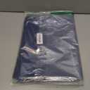 Cloth Placemats Set of 6, Cotton Linen Blend Machine Washable Durable Linen Table Mats, Heat Resistant Placemats Wrinkle Free Place Mats for Dining Table, Easy to Clean (Navy Blue, 6)