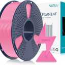 SUNLU High Speed PLA Filament 1.75mm, 30mm/s - 600mm/s Print Range, High Flow Speedy 3D Printer PLA Filament, Designed for Fast Printing, Good for Fast Printing, 1KG Pink