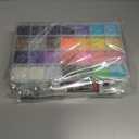 3 x 28000 Pcs/Box Nail Art Rhinestones,28 Colors 3mm Flat-Bottomed Round Nail Rhinestones Glitter Crystal Gem Rhinestone,DIY Decoration Accessories