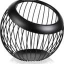 Molain Large Capacity Coffee Pod Holders Basket, Metal Espresso Pod Holder, Coffee Bar Organizer for Counter, Kcup Storage Bar Accessories (Black)