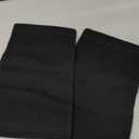 Bamboo Knee Sleeves, 2-Pack Knee Compression Sleeve Women Men Elastic Warm Slip-on Recovery Knee Brace for Arthritis Knee Pain (X-Large, Black)