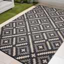 YONILE Outdoor Rug Waterproof for Patio,4x6 ft Outdoor Plastic Straw Rug,Reversible Plastic Area Rugs Mat Outside Carpet for RV, Deck, Porch, Picnic, Beach, Balcony