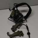 EARMOR M32X PLUS Tactical Headset Shooting Ear Protection with MIC, Nato TP120 & U-174 Connector and ARC Rail Helmet Adapters (Green)