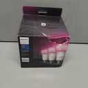 Philips Hue A19 LED Smart Light Bulb - White and Color Ambiance - 60W Indoor Light Bulb - Control with Hue App - Works with Alexa, Google Assistant and Apple Homekit - 3 Pack