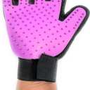 B.S.B Pet Grooming Glove, Silicone Massage Brush with Textured Surface. Pet Hair Remover. deshedding Brush for pet. Right arm only. Bathing Gloves for Your pet. One Size Fit All.