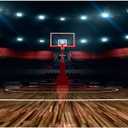 High - end Basketball Court Background Indoor Photography Backdrop Sports Club Studio Photo Backdrop Props 7X5ft Room Mural Backdrop PB579