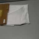 OWENIE Sheer Curtains 84 inches Long 2 Panels Set for Living Room/Bedroom, Rod Pocket Voile Sheer Panel Drapes, White, 2pcs, Each 42" W x 84" L