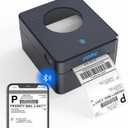 Forc Shipping Label Printer,Bluetooth Thermal Label Printer 4x6 for Small Business for Amazon,Ebay,Etsy,Shopify Shipping Packages,USPS,UPS,Support Windows, Mac, iOS, iPhone, Android(Black)