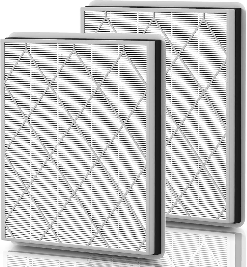 2 Pack HE400 HE401 Replacement Filter For Shark Air Purifier 4 Model HE400 HE401 HE402 HE405 UA415, True HEPA Filter, Replace Part #HE4FKPET