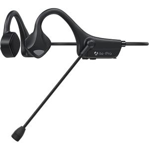 Bone Conduction Bluetooth Headphones with Mic Wireless Computer Headset Built in Mic Noise Canceling Multipoint Connection Open Ear Comfortable for Running Cycling Working Driving Workouts