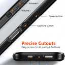 for iPhone 17 Case with Belt Clip Holster, Compatible with MagSafe, Shockproof, 3-Layer Drop Protection, Heavy Duty Magnetic Protective Phone Case Cover, 6.3", Dark Black