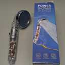 Vacto High Pressure Handheld Shower Head with Filter, Hard Water Softener Water Purifying Filtered Showerheads with Filter Beads, Shower Head Kits (No Hose and Bracket)