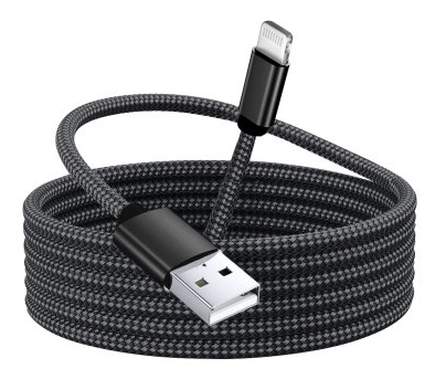 1 Black 1 Green 10In Braided Lighting Charger & Sync Cable