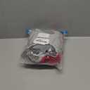 FUAMEY Dog Coat, Medium, Pink, Faux Fur - Waterproof, Windproof, Reflective Cold Weather Coat with Built-in Harness, Fits Dogs 11 lbs and Up (M(chest:21in), Rose Red)