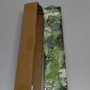 KHOYIME Eucalyptus Garland with White Flowers, 4 Packs 5.9Ft Artificial Silver Dollar Eucalyptus Leaves Plant Fake Greenery Hanging Ivy Vines Faux Wreath for Wedding Arch Party Mantle Table Home Decor