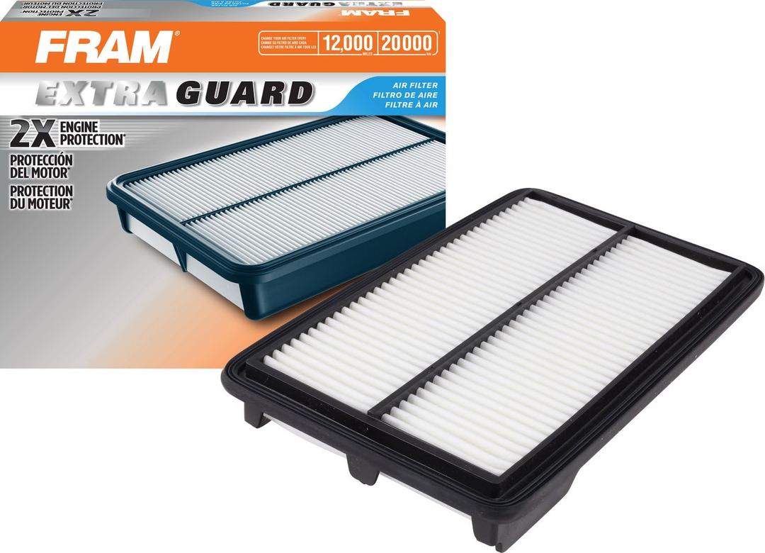 FRAM Extra Guard CA11477 Replacement Engine Air Filter for Select Honda and Acura Models, Provides Up to 12 Months or 12,000 Miles Filter Protection