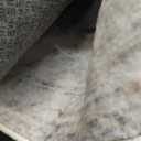 Washable 810 Area Rug for Living Room, Vintage Floral Rug Soft Non Slip Stain Resistant Boho Carpet for Bedroom Dinning Room Home Office Beige New