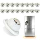 Heavy Duty Self Adhesive Furniture Casters 16 Pack Stick-On Swivel Wheels | Heavy-Duty Self Adhesive Caster Wheels with Smooth 360 Swivel for Furniture, Appliances, Storage Bins & More