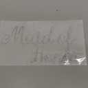 WILLBOND 10 Pieces Rhinestone Bridesmaid Iron on Decals Wedding Iron on Transfer Bride Maid of Honor Heat Transfer Letters Bridal for T Shirt Wedding Bags Clothes Shower Party Glitter Letters