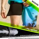 BRISIRA Mens Swim Trunks Bathing Suit 9 Inch Inseam Compression Liner Beach Long Board Shorts Swimsuit Anti-Chafe Quick Dry 40