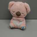 Anxiety Relief Stuffed Animals Koala, Breathing Stuffed Animal with Soothing Music & Light, Anxiety Toys Plush for Sleep, Calming Koala Breathing Toy for Kids Adults (Pink)