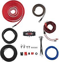 DS18 AMPKIT4 4 Gauge Amp Installation Wiring Kit - Amplifier Installation Kit 4 GA - A Car Amplifier Wiring Kit Simplifies Wire Connections and Delivers Power to Your Radio, Subwoofers, and Speakers