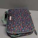 RIFLE PAPER CO. Travel Cosmetic Case, Unit Includes Pockets for storage, Simply Wipe to Easily Clean, Unique Travel Accessory, Stylized Pattern, Floral Rosa