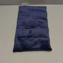 Microwavable Heating Pad with Washable Cover 13x7 Inch Flaxseed Microwave Hot Pack, Lavender Scent, Moist Warm Compress for Relaxation, Non-Electric & Portable (Blue)