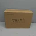 novelinks 16 oz Clear Plastic Jars with Lids, Refillable 16oz Mason Jars with Lids & Storage Containers for Kitchen & Household Use (20 Pack,Black)