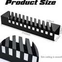 LEIFIDE 10 Slots Tile Board Display Rack Metal Tile Samples Organizer Display Stand Ceramic Sample Holder Stand for Vendors Retail Counter Retail Store Countertop