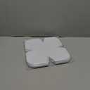 Tudomro 12 Pieces Cozy Pre Cut Batting Quilt Batting Fabric Batting for Quilting Bowl Cozy Pattern Template Bowl Wrap Cut on Fold Template for Sewing DIY, 9.84 x 9.84 Inch