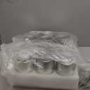 12PCS Empty Paint Cans with Lids, 1 Quart Metal Unlined Paint Bucket, Small Round Paint Storage Containers for Leftover Paint, Arts Crafts, DIY Projects, Painting (Silver, 2 Pint)