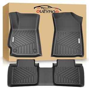 Floor Mats Compatible with 2012-2017 Toyota Camry (Not for Hybrid), All Weather TPE Liners, Black