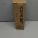 Wrova Wheat Straw Cups 6 PCS Good Alternative to Plastic Reusable Cups 20 oz Unbreakable Drinking Cup Reusable Dishwasher Safe Water Plastic Glasses Black