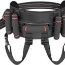 Aliseniors Gait Belt Transfer Belt, Gait Belt with 7 Handles - Quick Release Buckle & Leg Straps, Gait Belts for Seniors, Medical Nursing Patient Safety Belt Lift Strap for Physical Therapy