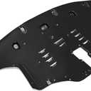 HECASA Engine Splash Shield W/Aluminum Pad Compatible with 2016-2020 Kia Sorento EX LX S SX Limited 3.3L Replacement for 29110C6800 KI1228152 Plastic Black