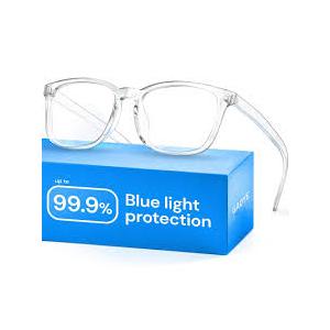 Blue Light Blocking Glasses - Fashion Square Eyeglasses, Anti UV Ray Computer Gaming Glasses Blue Blockers for Women/Men