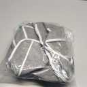 KEEPJOY 2Pack Space-Saving Hanging Laundry Bag, Door Laundry Hamper with 2 Different Types of Hooks, 30x20 Inch Oxford Fabric Laundry Storage Bag for Dirty Clothes (Grey - 2Pack)