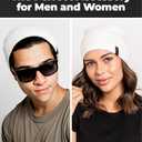 Warm Slouchy Beanie Hat - Deliciously Soft Daily Beanie in Fine Knit (One Size-Large, Wine)