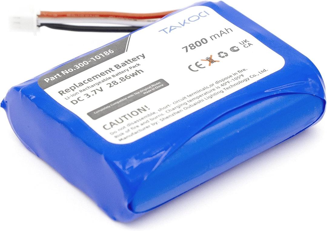 Replacement Battery 300-10186 for ADT Command Smart Security Panel 7500mah 3.7V/3.6V/4.2V