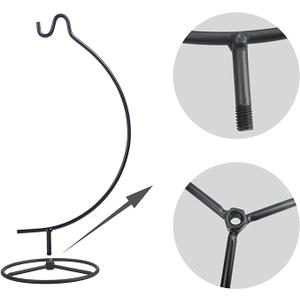 Ornament Display Stand, Holder Ornament Hanger Stands Glass Ball Ornament Holder Ornament Stands for Hanging Plants, Hanging Terrarium Stand for Christmas Wedding Ornament, Home Office Decor